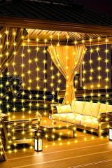 8 Modlu Led Perde Işık Seti Özel Gün, Açık Hava ve Pencere Süslemesi İçin
