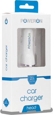 Power-On Car Charger 2.1 A