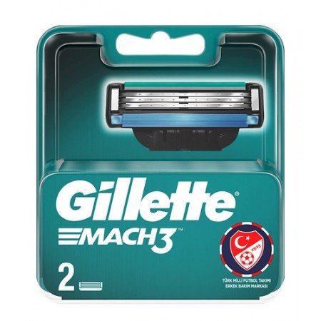 Gillette Mach3 Yedek Tıraş Bıçağı 2' Li