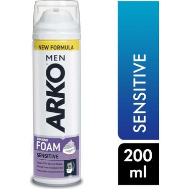 Arko Men Tıraş Köpüğü 200 ml Sensitive