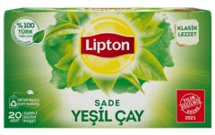 Lipton Yeşil Çay Sade 20' Li