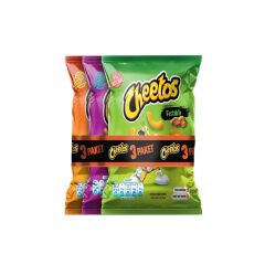 Cheetos 3'Lü Paket Mısır Çerezi 60 Gr