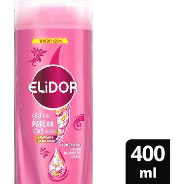 Elidor Güçlü ve Parlak Şampuan 400 Ml 2 si 1 Arada