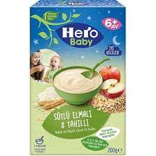 Hero Baby Sütlü 8 Tahıllı Elmalı 200 Gr