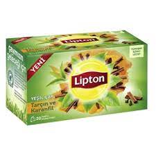 Lipton Karanfil Tarçın Yeşil Çay 20Li Bardak Poşet 30 Gr