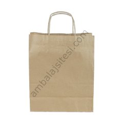 Çanta Kraft 28x28x16 Cm Burgu Sap 50 Adet