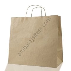 Çanta Kraft 32x28x16 Cm Burgu Sap 50 Adet