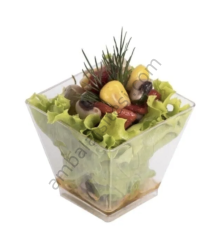 Prizma Salata Kabı 200 cc 50 Adet