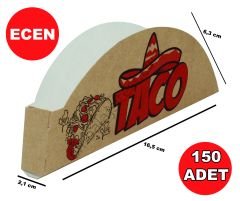 Karton Taco Tutucu Stand Baskılı