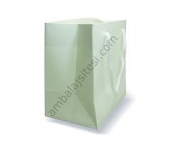 Beyaz Karton Çanta 16x16x10 cm