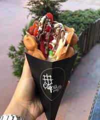 Özel Baskılı Bubble Waffle Külahı