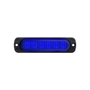 Animasyonlu Lamba Mercekli Cam 6 Led'Li 114Mm 12V-24V Mavi - FR1272-B
