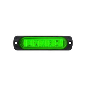 Animasyonlu Lamba Mercekli Cam 6 Led'Li 114Mm 12V-24V Yeşil - FR1272-G