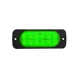 Animasyonlu Lamba Mercekli Cam 12 Led'Li 115Mm 12V-24V Yeşil - FR1278-G
