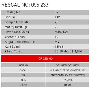 Isıtma Bujisi - Hyundai - Kia - ET056233