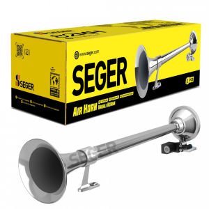 SEGER-82Mh Marin Havalı Korna 12V, Krom Borulu