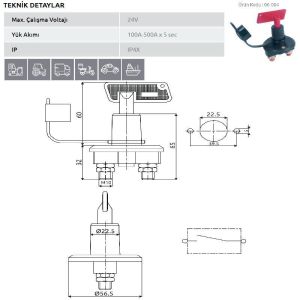 Aksa Oto Devre Kesici Isıya Dayanıklı - 06-004