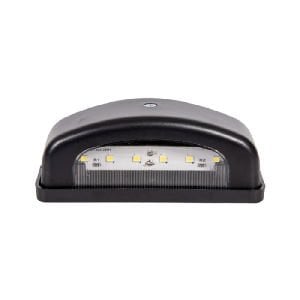 Plaka Lamba 6 Led'Li 12V-24V Siyah - FR0215-BL
