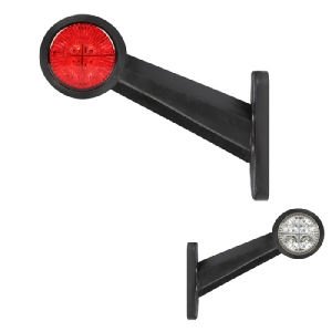 Orta Düz Lamba 8 Led'Li 160Mm 24V Beyaz - Kırmızı - FR0112-WR