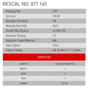 Isıtma Bujisi - Mitsubishi - Perkins - ET077145