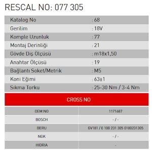 Isıtma Bujisi - Magirus - ET077305