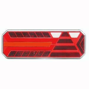 Led Dikdörtgen 6 Fonksiyonlu Stop-Sinyal-Park-Geri Vistes 10-30V Sol E9 Belgeli