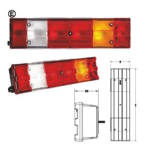 Led Kamyon Dorse Stop Lambası Soketli Sol - 201206-LEDSKTLH