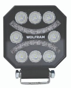 Led Çalışma Lambası Emojili 8 Led Beyaz + Kırmızı Spot Fonksiyonlu 10/30V E-Belgeli 45W