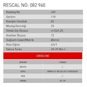 Isıtma Bujisi - Tractor - ET082960