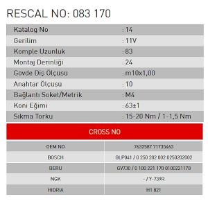 Isıtma Bujisi - Bmc - Jeep Cherokee - Chrysler - ET083170