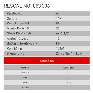 Isıtma Bujisi - Ford - Hyundai - Kia - Mazda - Suzuki - ET083336
