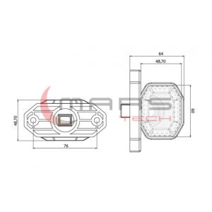 Universal - Prostar Ps 4 Led Dorse Dış İşaret Lamba 24V 720204