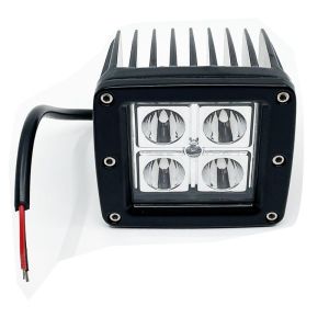Tai-Yi Off Road Lambası Kare 4 Ledli 12/24V Beyaz - TY10-08
