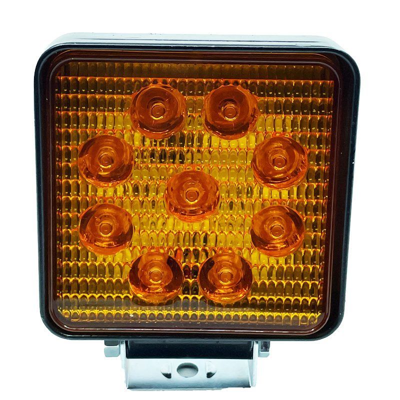 9  Led 27W Off Road Sis Farı Lambası Kare Gemi Tekne Slim - F0109S