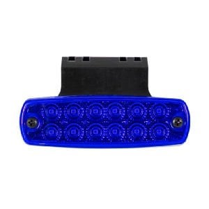 Pro Side Marker Lamba Braketli 12 Led'Li 115Mm 12V-24V Mavi - FR0177-B