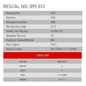 Isıtma Bujisi - Toyota - Daihatsu - ET095012