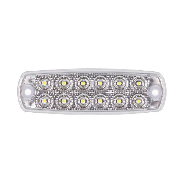 Pro Side Marker Lamba 12 Led'Li 115Mm 12V-24V Beyaz - FR0178-W