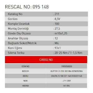 Isıtma Bujisi - Toyota - Daihatsu - ET095148
