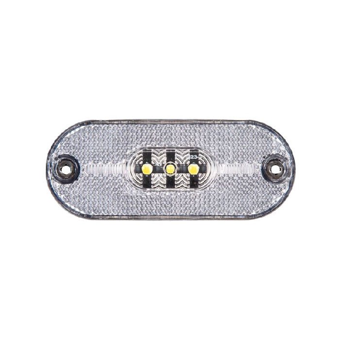 Oval Lamba 3 Led'Li 106Mm 12V-24V Beyaz - FR0180-W