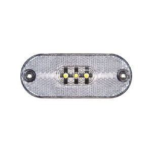 Oval Lamba 3 Led'Li 106Mm 12V-24V Beyaz - FR0180-W