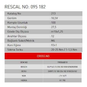 Isıtma Bujisi - Toyota - Daihatsu - ET095182