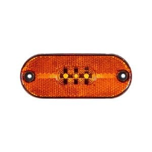 Oval Lamba 3 Led'Li 106Mm 12V-24V Sarı - FR0180-Y