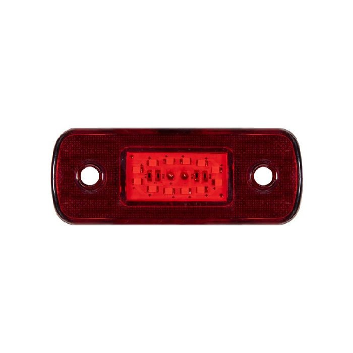 Yan İşaret Lamba 12 Led'Li 108Mm 12V-24V Kırmızı - FR0190-R