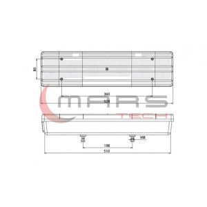 Mercedes Actros I / Iı - Axor Iı 1,5 AMP Sol Stop Lamba (Yan Soketli)