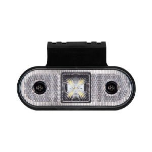 Oval İşaret Lamba Braketli 4 Led'Li 115Mm 12V-24V Beyaz - FR0193-W