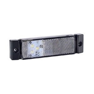 Dorse İşaret Lamba (Krone Lamba) 4 Led'Li 125Mm 12V-24V Beyaz - FR0194-W