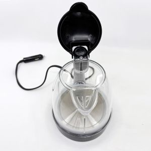 Kent 24 Volt Araç İçi Oto Su Isıtıcı Kettle Çaydanlık 1 Lt Siyah