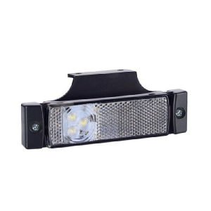 Dorse İşaret Lamba Braketli (Krone Lamba) 4 Led'Li 125Mm 12V-24V Beyaz - FR0195-W