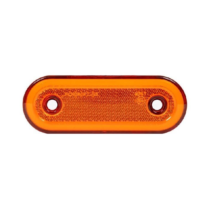 Oval Yan İşaret Lamba Neon 20 Led'Li 115Mm 12V-24V Sarı - FR0294-Y
