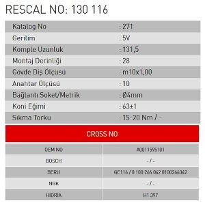 Isıtma Bujisi - Mercedes - ET130116